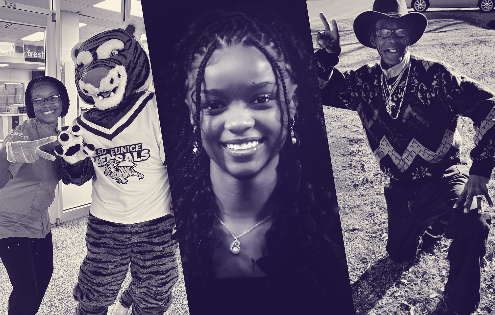 Destinee Bellard with family Destinee Bellard with family