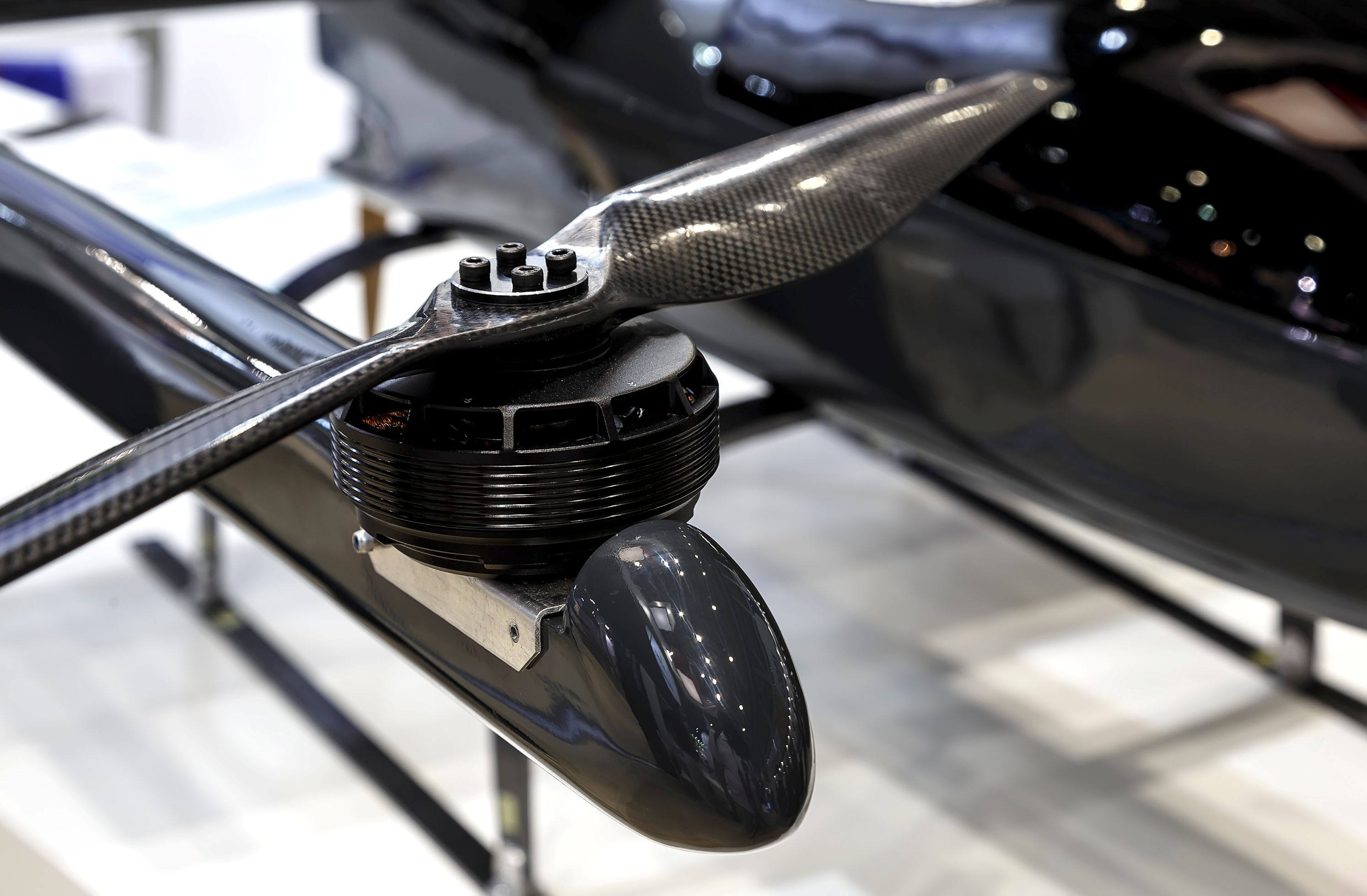 drone with carbon fiber propeller