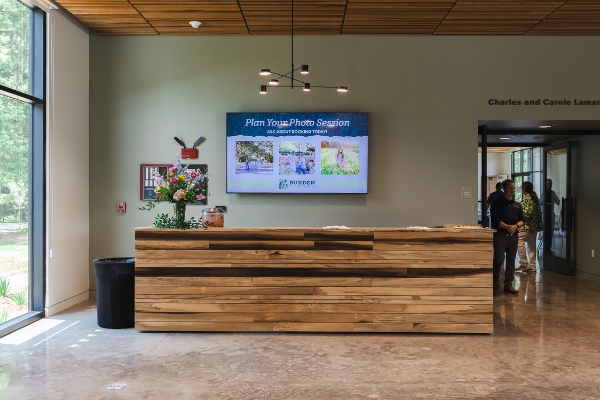 lobby of welcome center