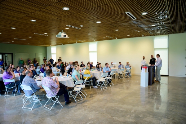 main event space of welcome center