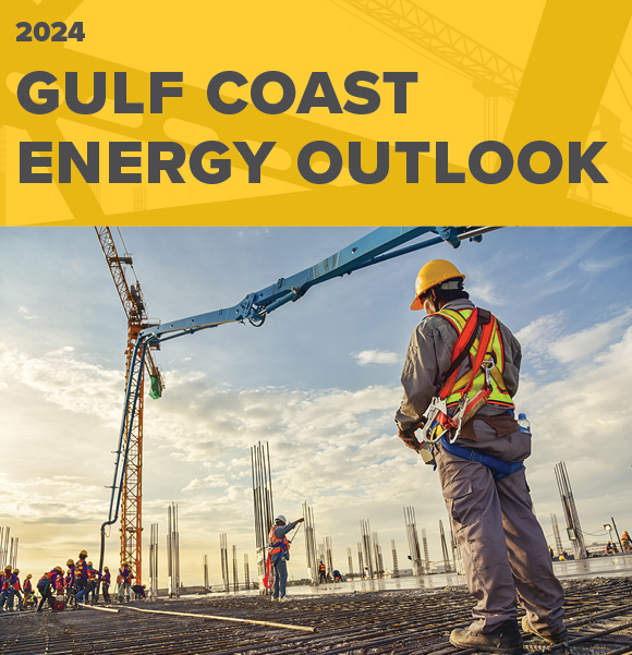 GCEO 2024 cover image GCEO 2024 cover showing workers at an industrial construction site