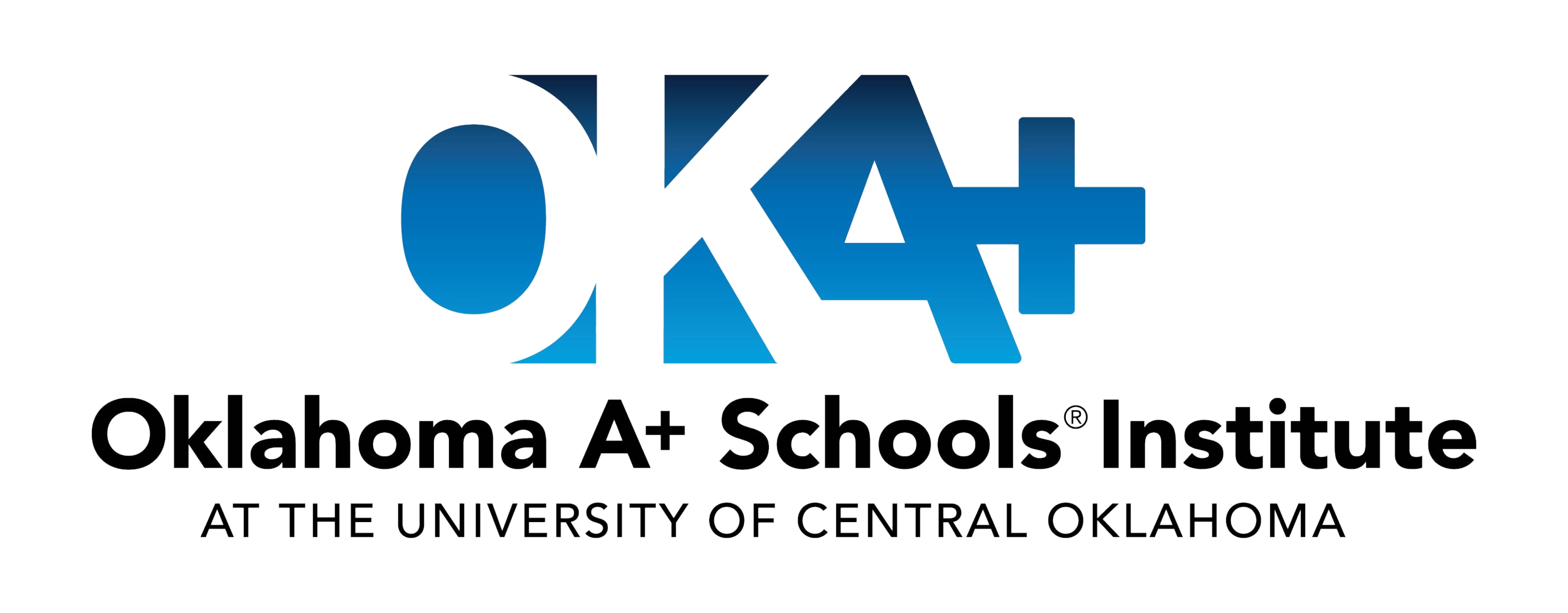 Oklahome aplus logo Oklahoma aplus schools logo reading OKA+ Oklahoma A+ Schools Institute at the University of Central Oklahoma
