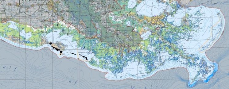Louisiana Coastal Zone Map Louisiana Coastal Zone Map