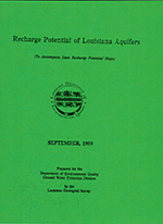 Recharge Potential of La Aquifers 1988