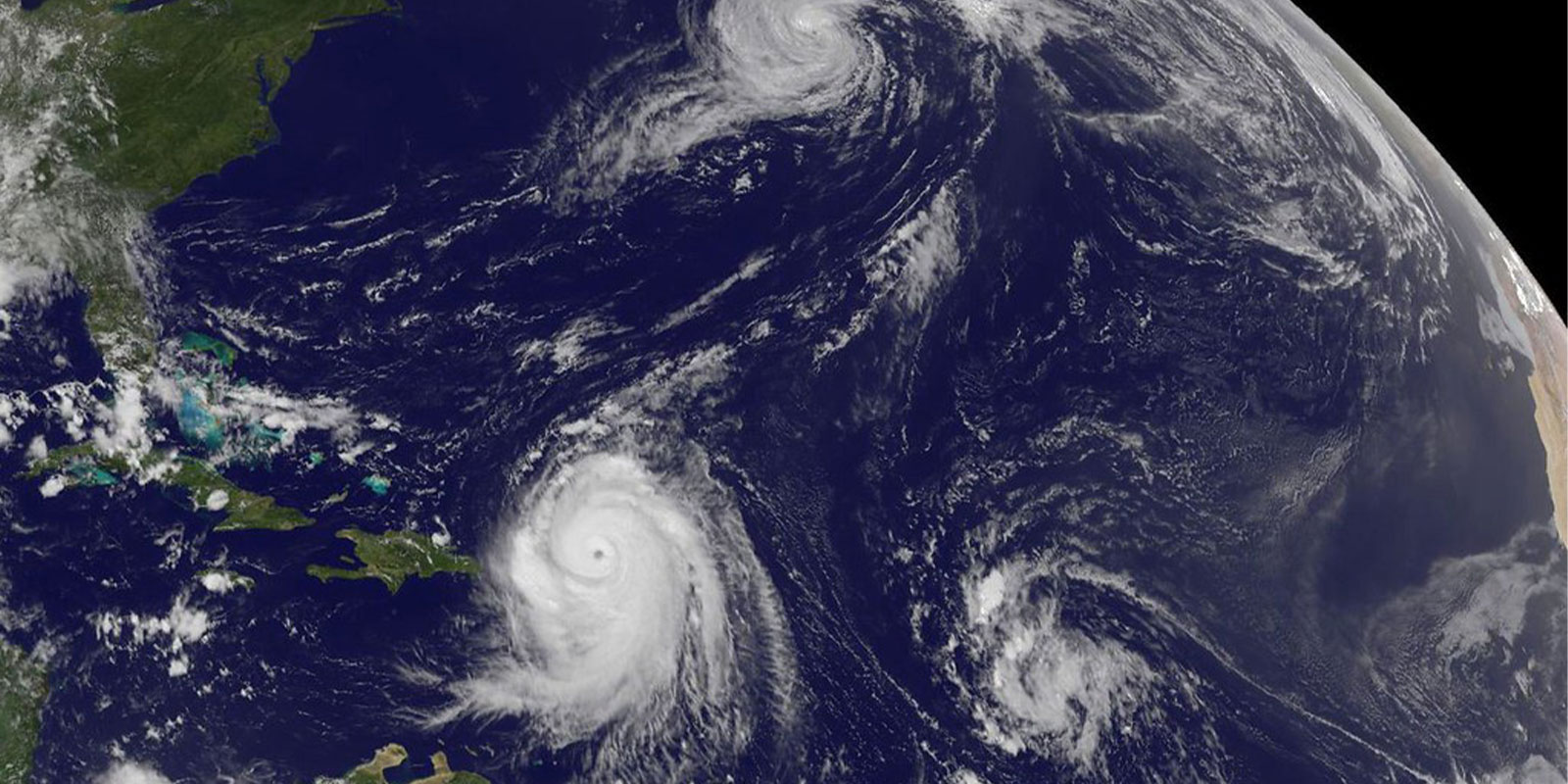 hurricanes as seen from space